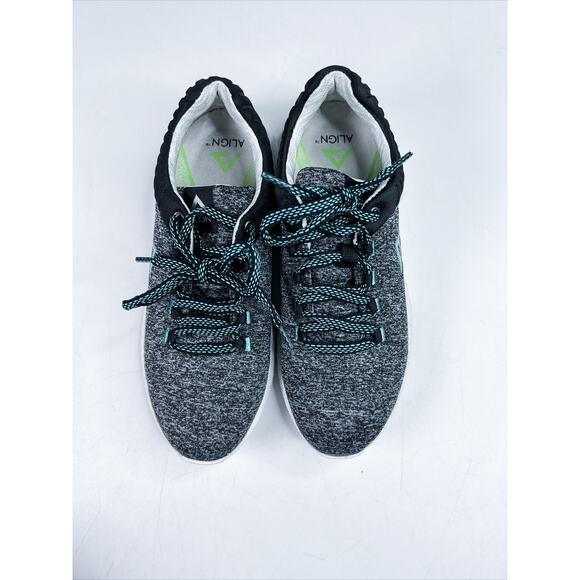 Align Elin - Women's Size 7 Sneakers - Black/Grey/Turquoise NWOB - Picture 10 of 12